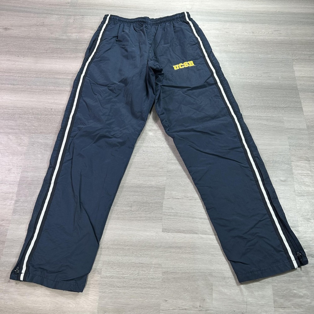 UCSD Tritons Track Pants Mens XS Navy Blue NCAA College Gear For Sports Nylon